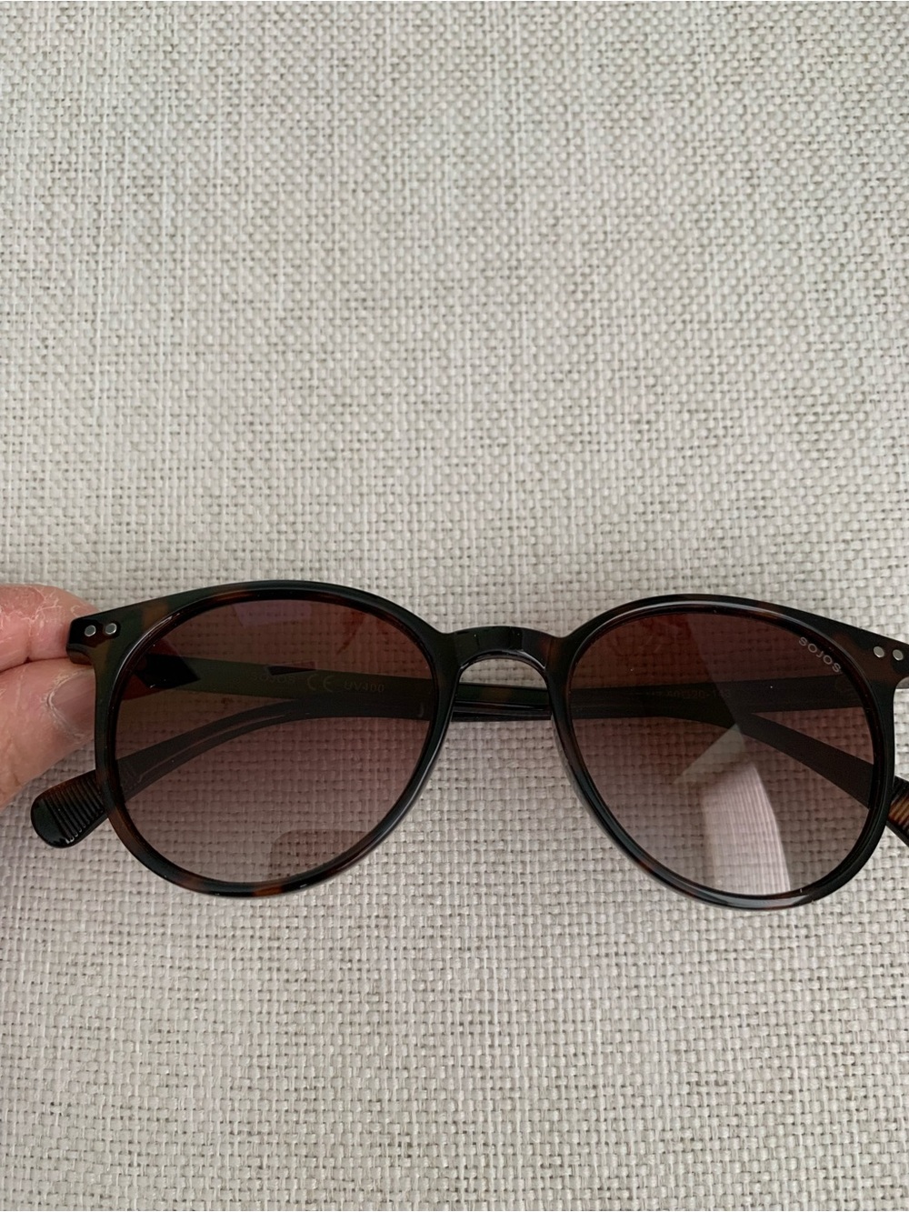 SOJOS Small Round Classic Polarized Sunglasses for Women Men Vintage Style